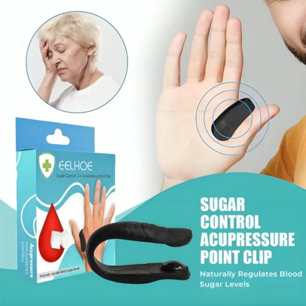 1 Pc Sugar Control Li4 Acupressure Point Clip Wearable – Headache Relief, Supporting Acupressure Relaxation, Stress Relief, Tension Relief And Hand Clip Migraine Pressure Point Clip
