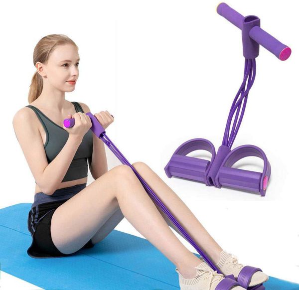 Tummy Trimmer Double Spring-Pull Rope Yoga Fitness Gym